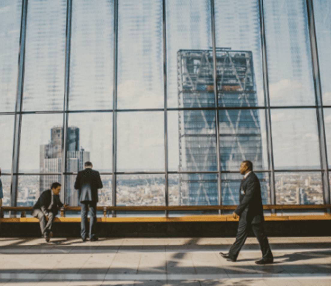 Skyscraper reflections.