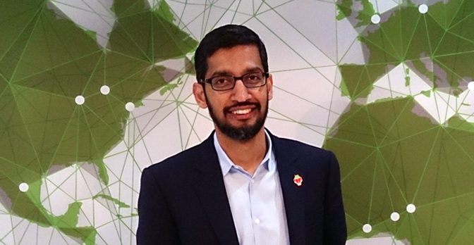 Sundar Pichai profile.