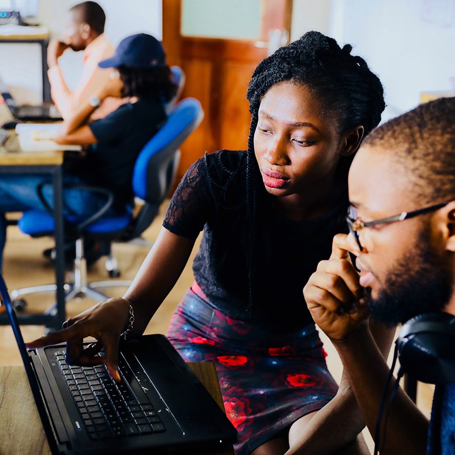 Teens at computer representing Sootchy.