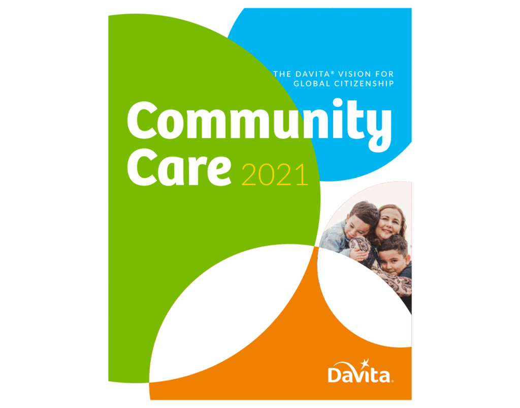 DaVIta ESG report cover.