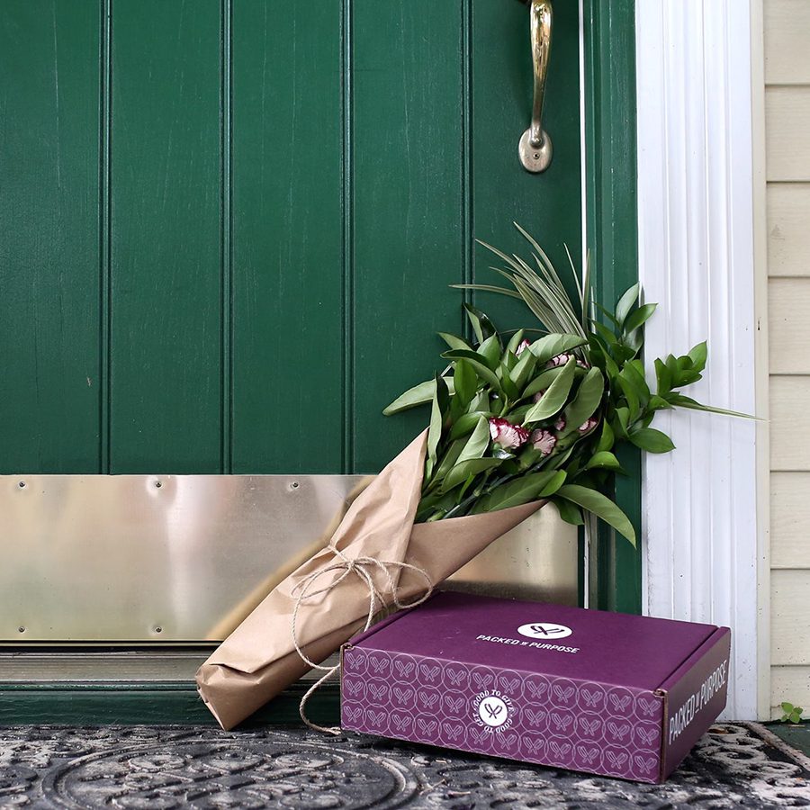 Packed With Purpose delivery at doorstep.