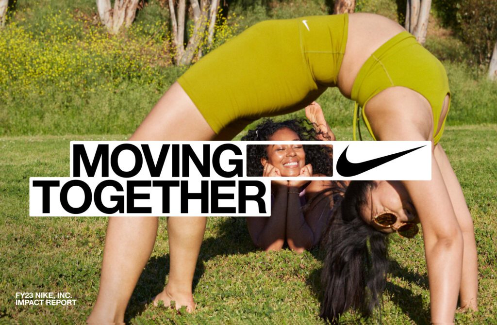 Nike impact report cover.